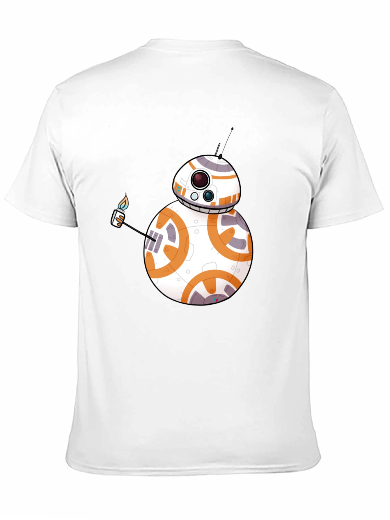 BB-8 Lighter Graphic Black T-Shirt