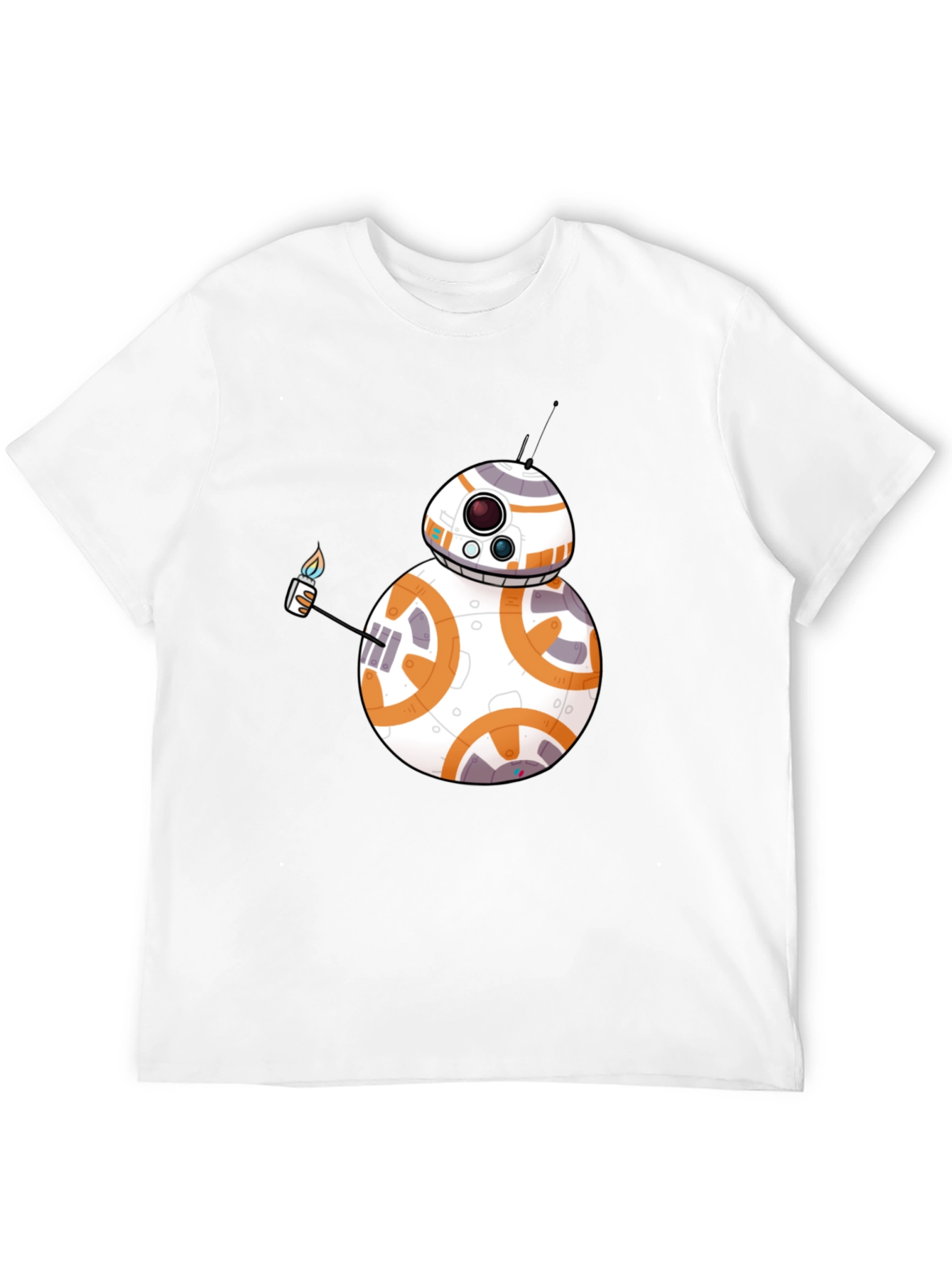 BB-8 Lighter Graphic Black T-Shirt