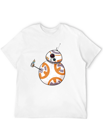 BB-8 Lighter Graphic Black T-Shirt
