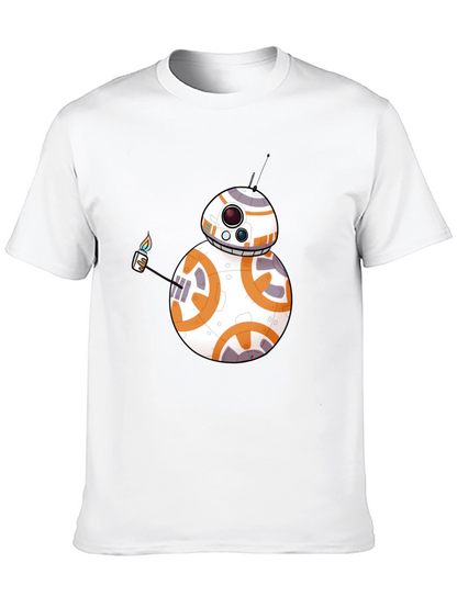 BB-8 Lighter Graphic Black T-Shirt