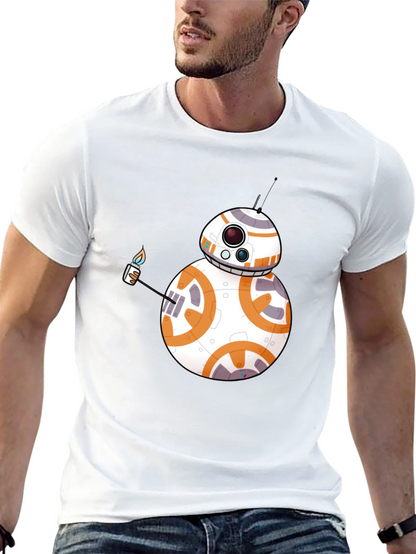 BB-8 Lighter Graphic Black T-Shirt