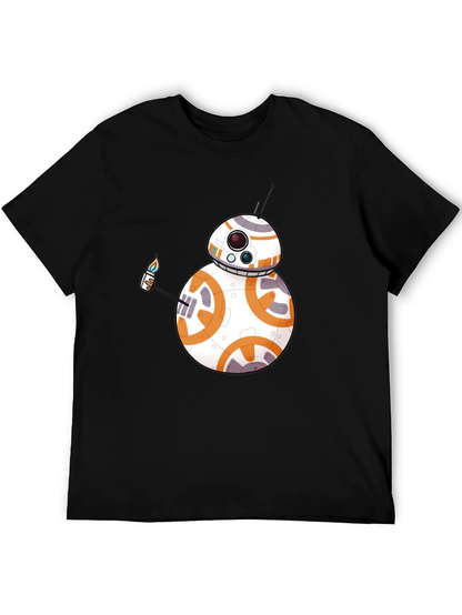 BB-8 Lighter Graphic Black T-Shirt