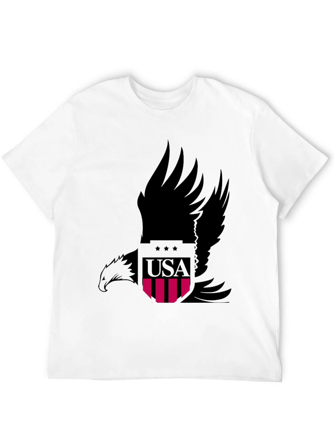 USA Eagle Graphic Tee - Patriotic Style