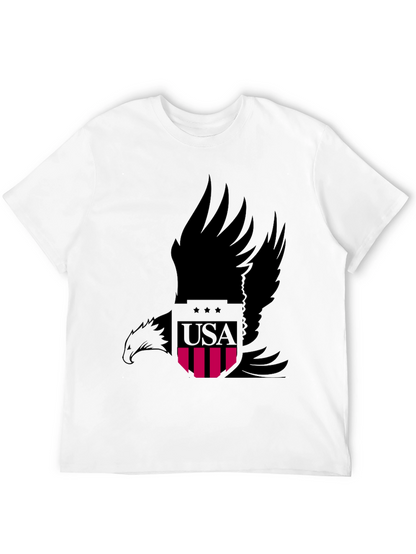 USA Eagle Graphic Tee - Patriotic Style