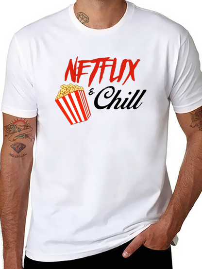 Netflix & Chill Graphic T-Shirt - Unisex Cotton Tee