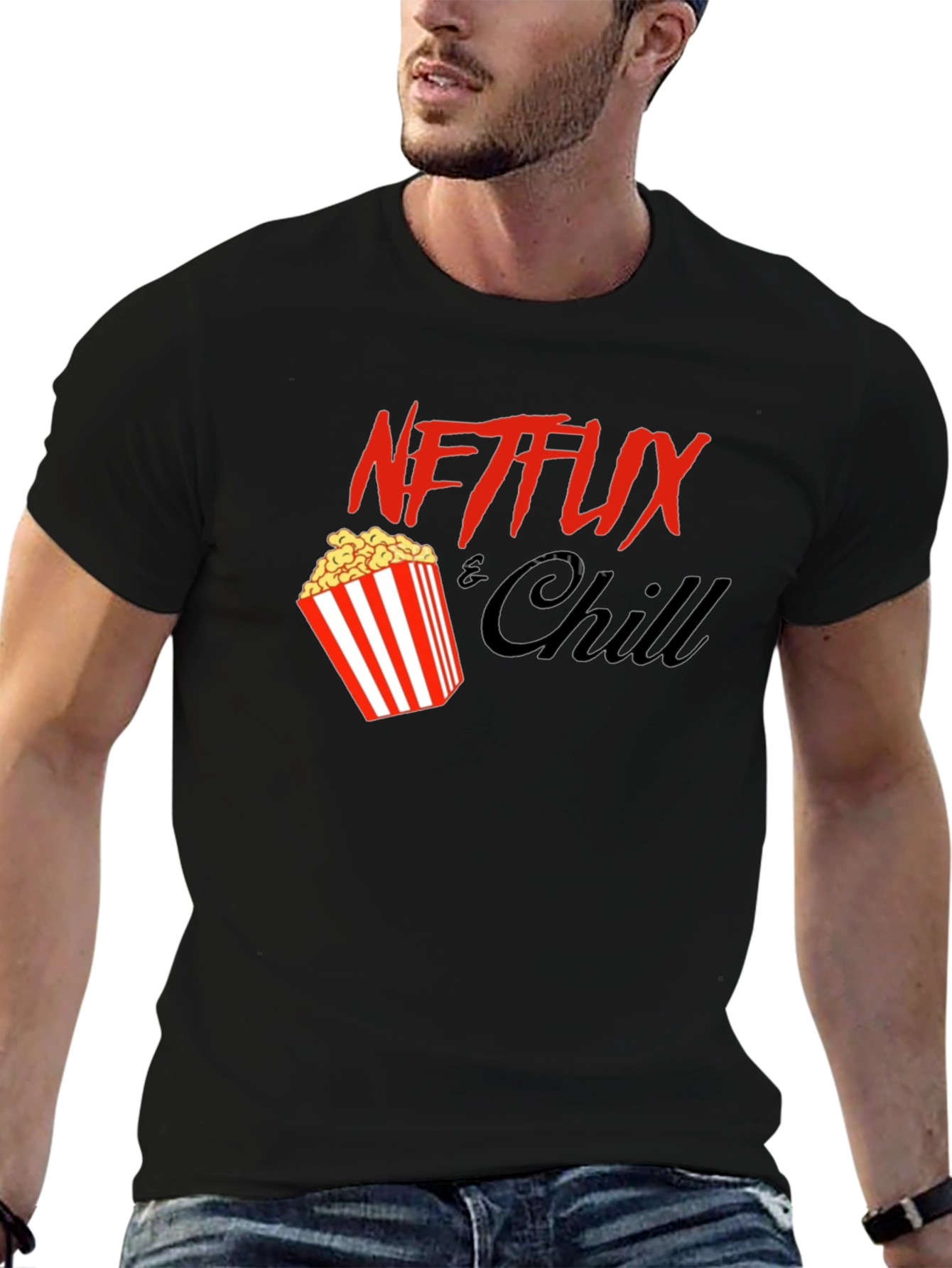 Netflix & Chill Graphic T-Shirt - Unisex Cotton Tee