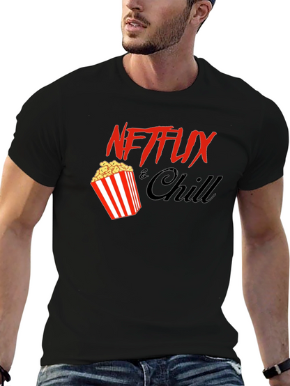 Netflix & Chill Graphic T-Shirt - Unisex Cotton Tee