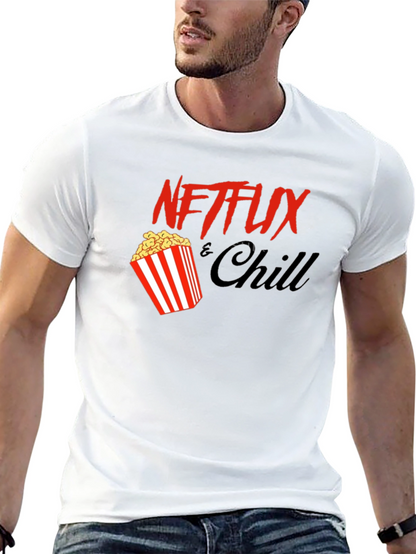 Netflix & Chill Graphic T-Shirt - Unisex Cotton Tee