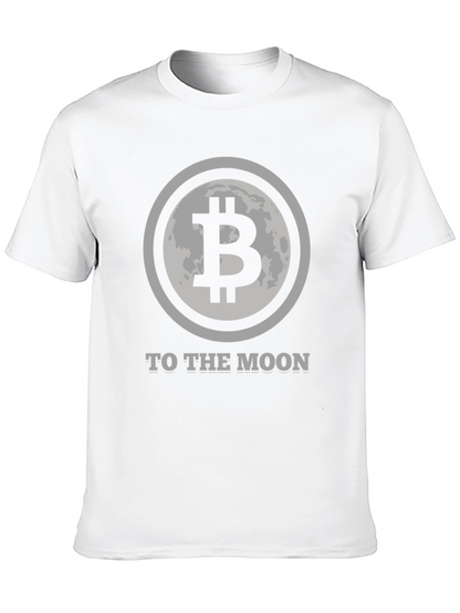 Bitcoin To The Moon Graphic Tee - Black