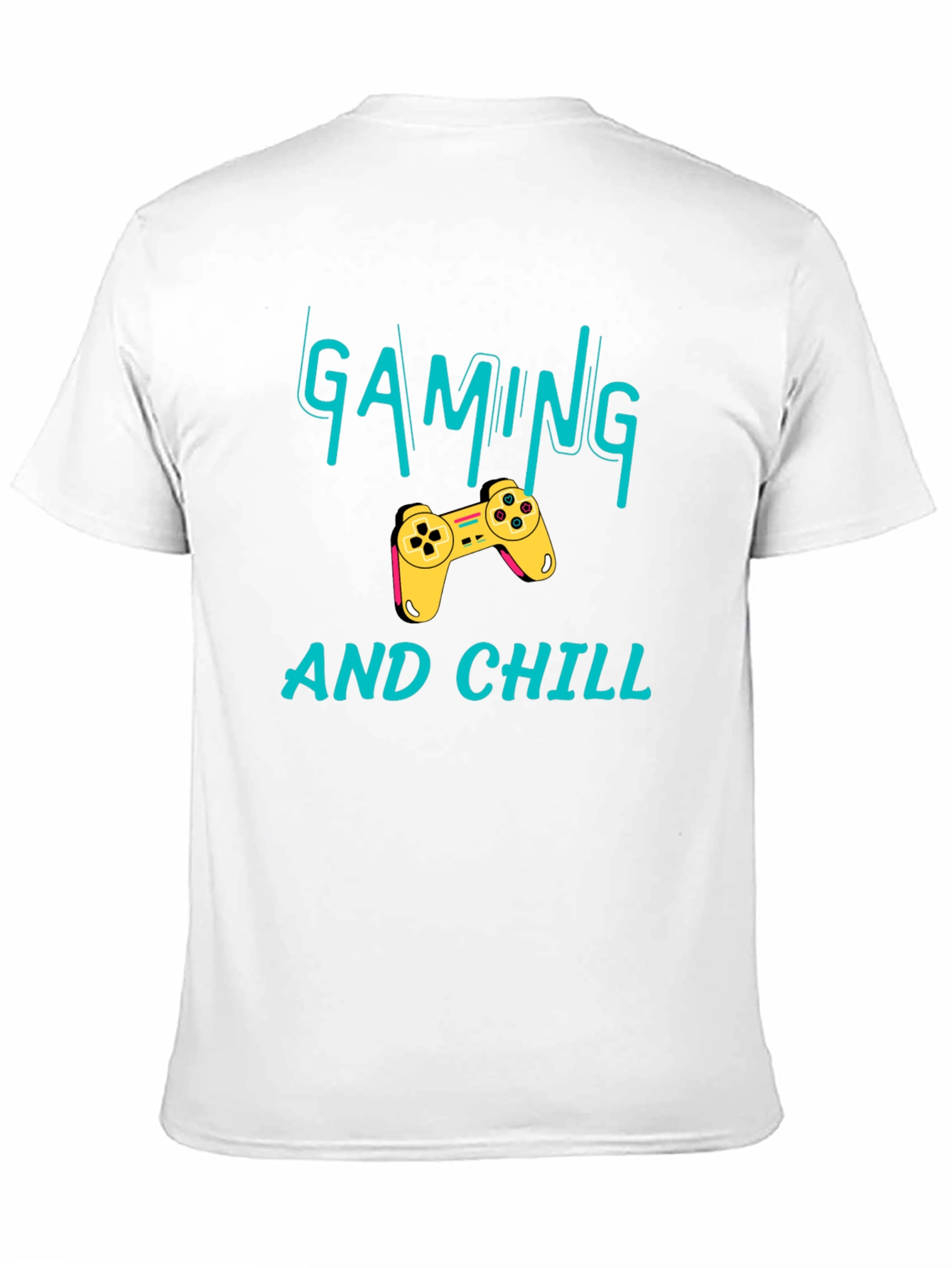 Gaming and Chill Black T-Shirt - Gamer Apparel