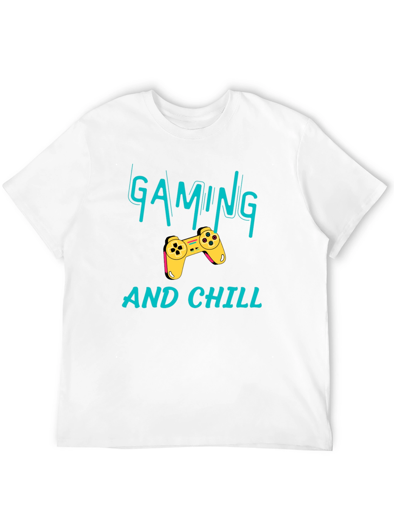 Gaming and Chill Black T-Shirt - Gamer Apparel