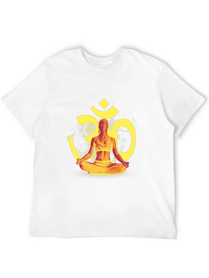 Yoga Meditation Om Symbol Graphic T-Shirt