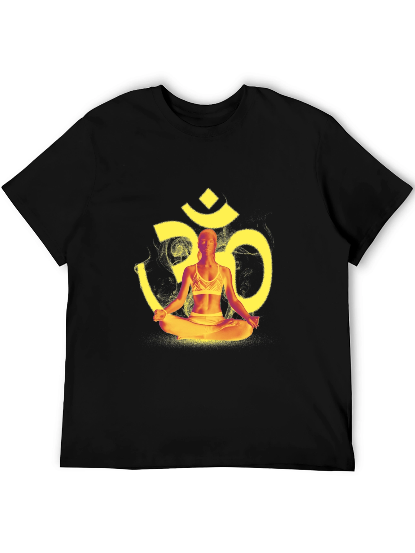 Yoga Meditation Om Symbol Graphic T-Shirt