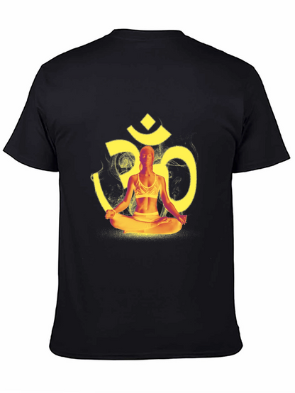 Yoga Meditation Om Symbol Graphic T-Shirt