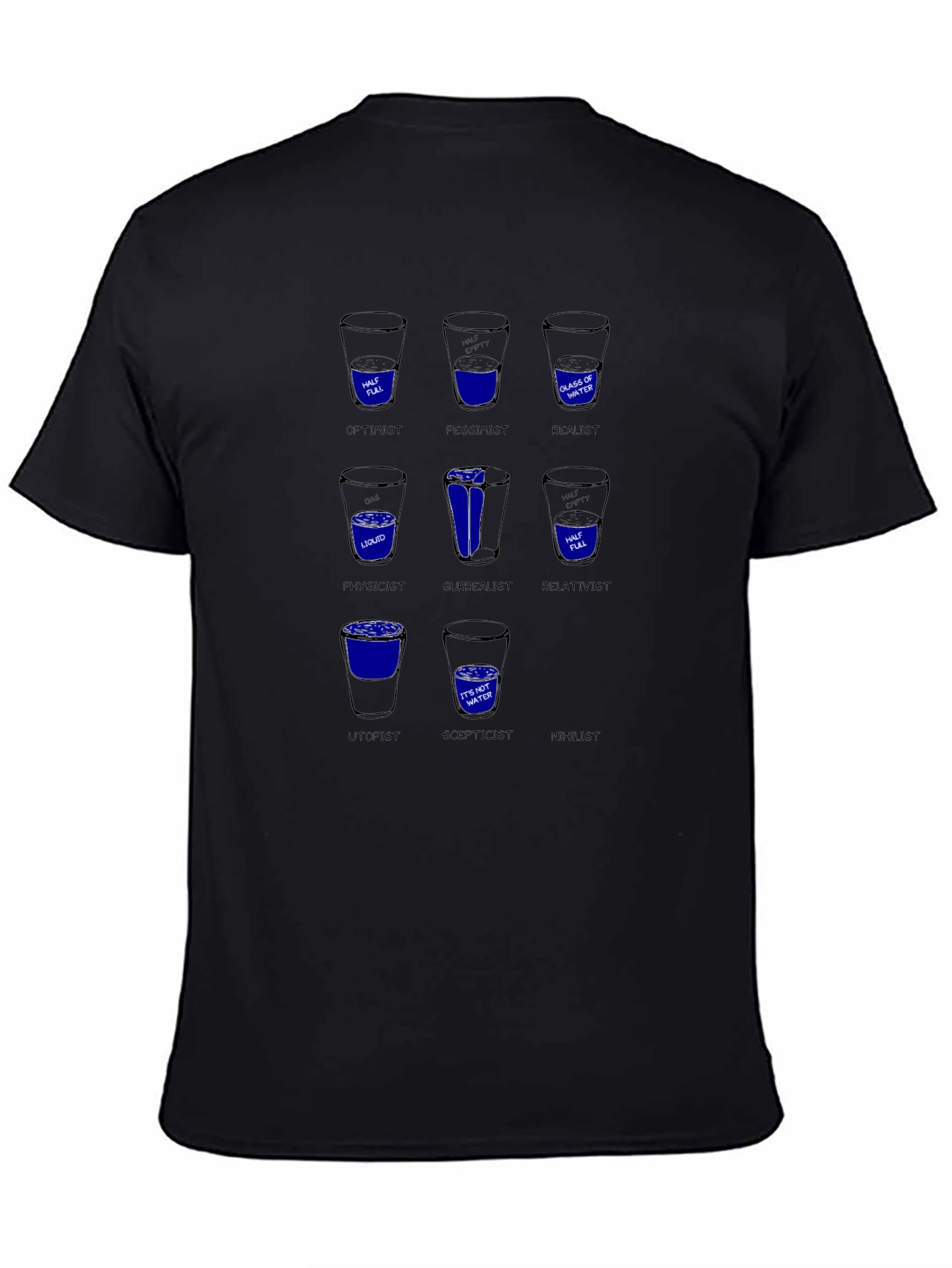 Philosophical Water Glass T-Shirt
