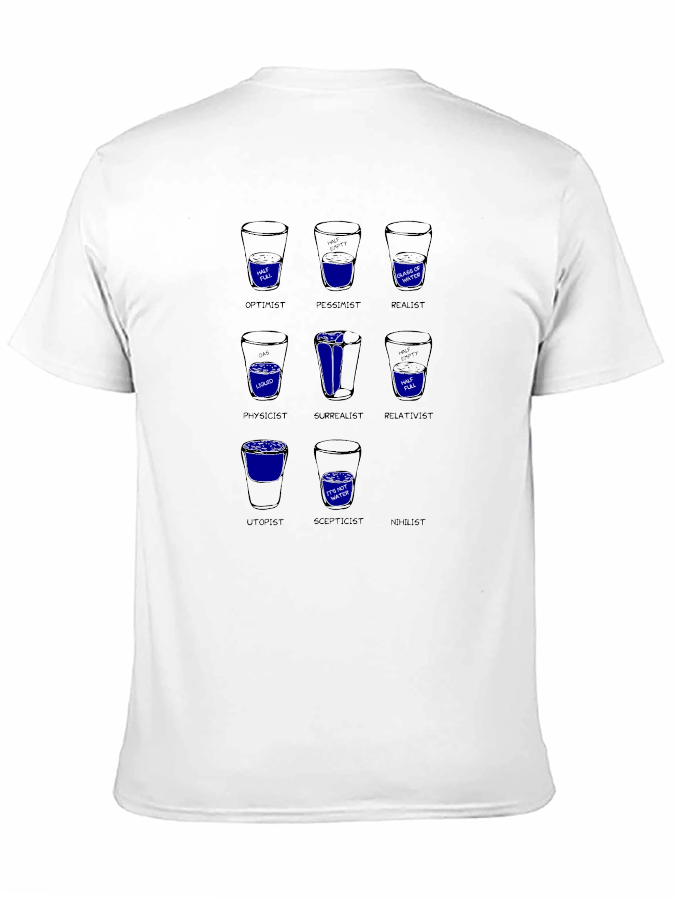 Philosophical Water Glass T-Shirt