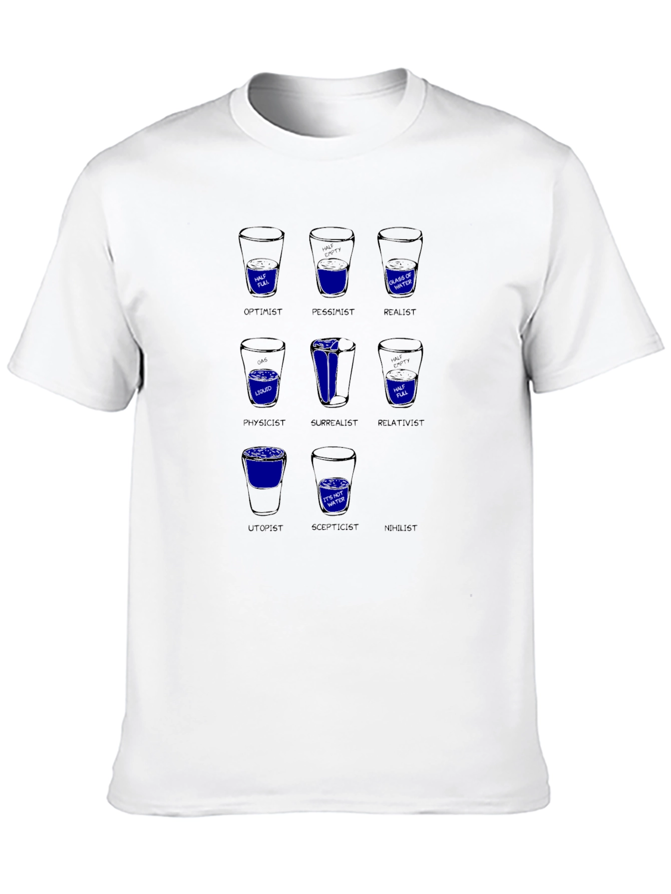 Philosophical Water Glass T-Shirt
