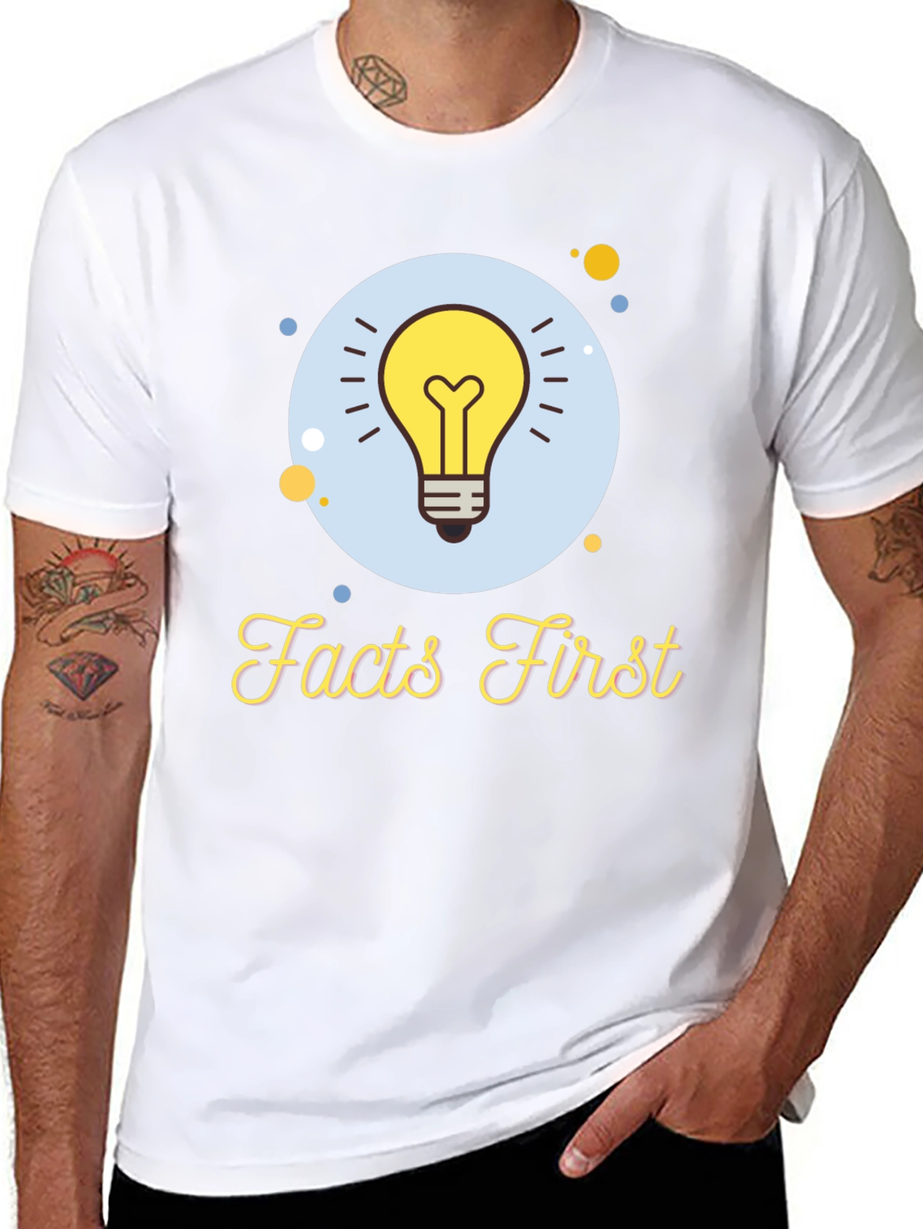 Facts First Graphic T-Shirt - Mens