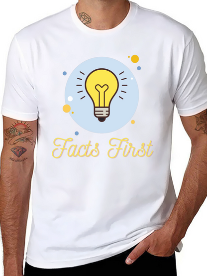 Facts First Graphic T-Shirt - Mens