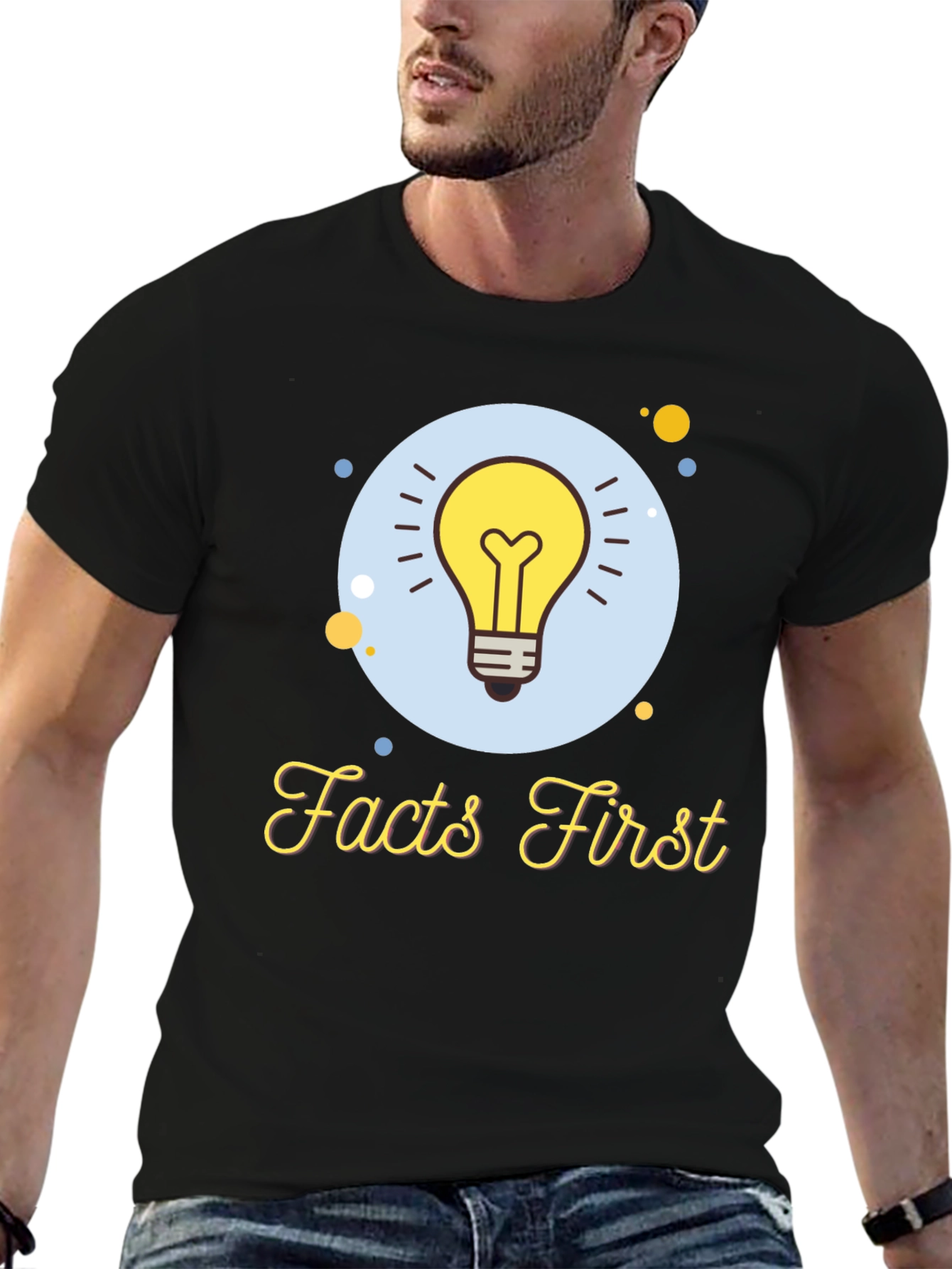 Facts First Graphic T-Shirt - Mens