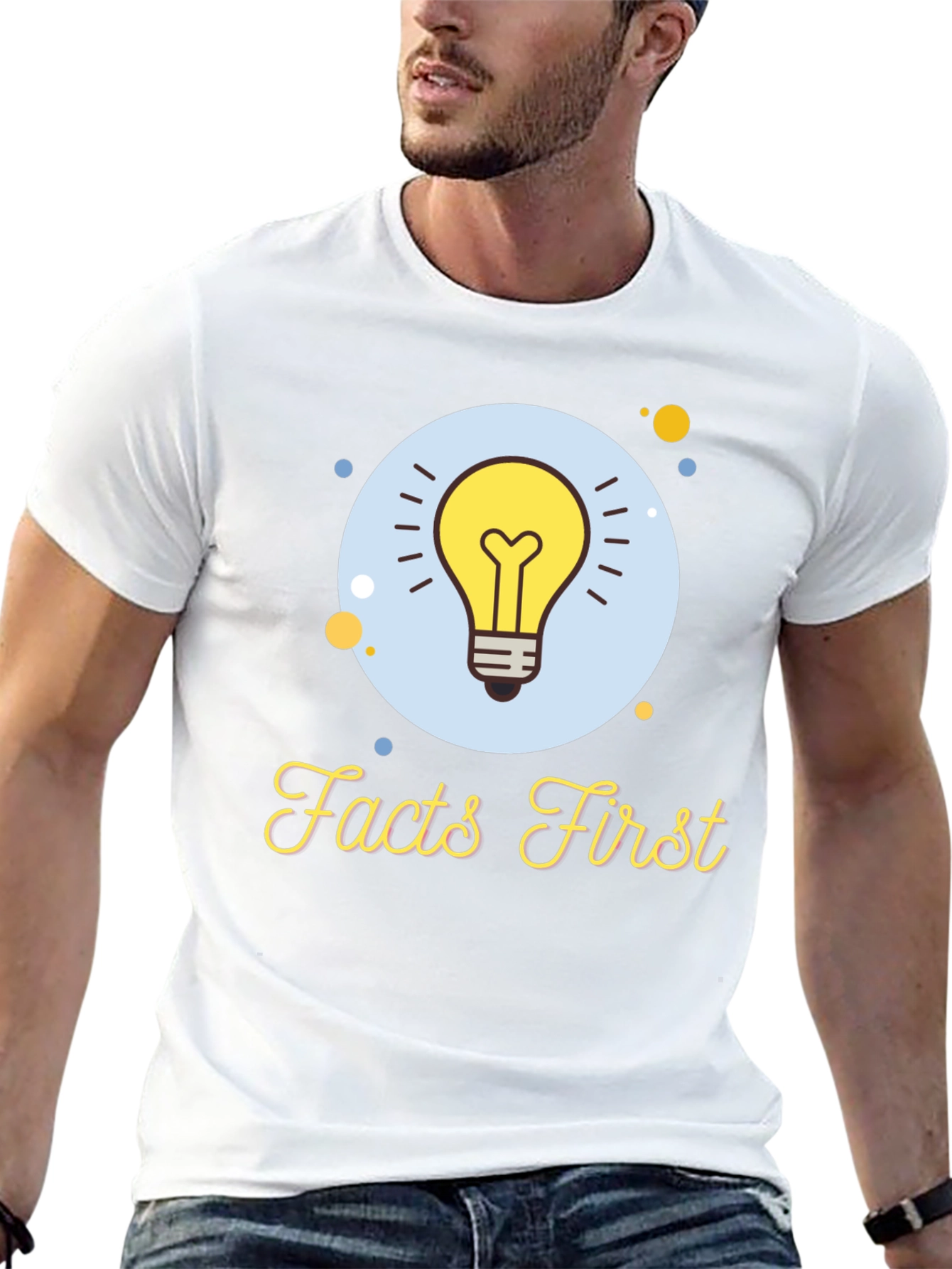 Facts First Graphic T-Shirt - Mens