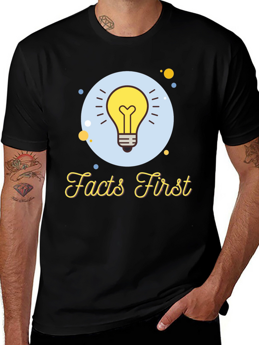 Facts First Graphic T-Shirt - Mens