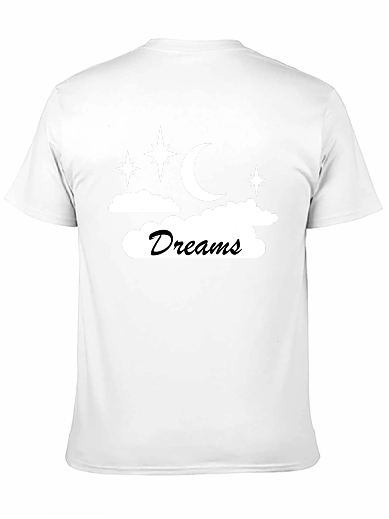 Dreams Graphic Tee - Black Cotton Blend Unisex T-Shirt