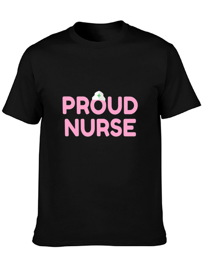 Proud Nurse Graphic Tee - Comfortable Everyday Wear