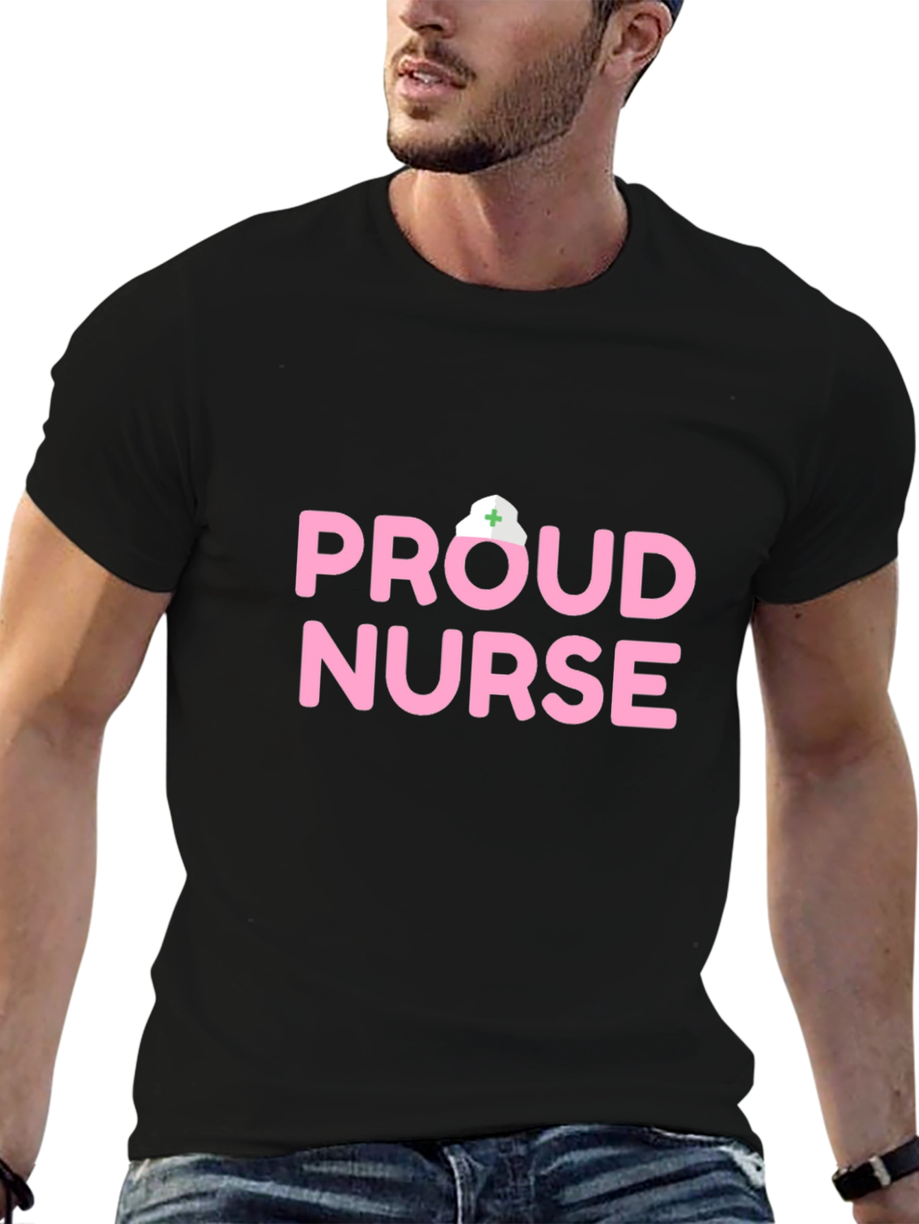 Proud Nurse Graphic Tee - Comfortable Everyday Wear