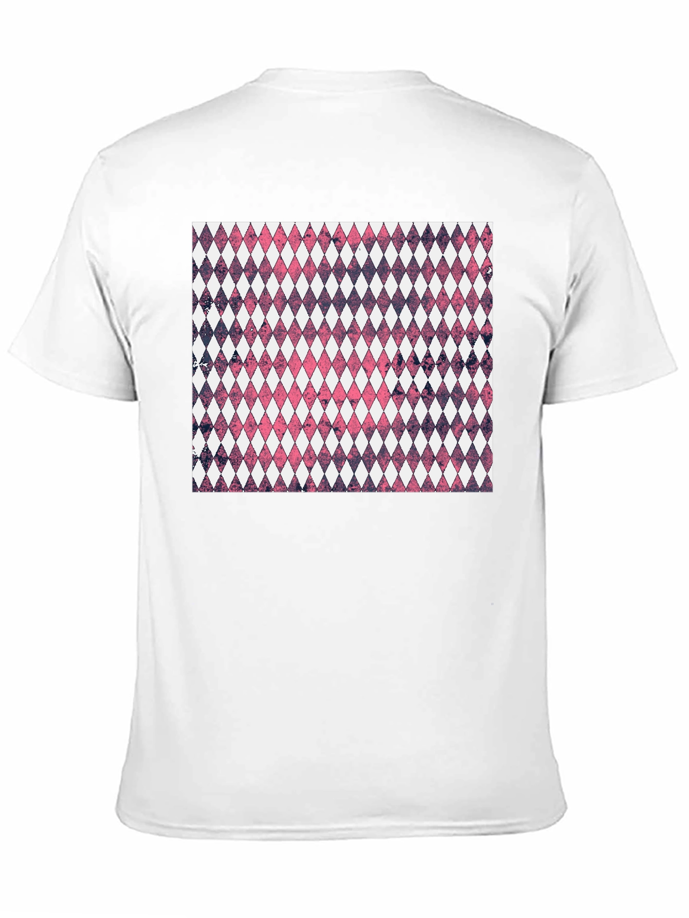 Diamond Pattern Graphic Tee