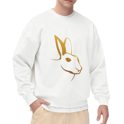 "Golden Bunny" Sleek Silhouette Crewneck