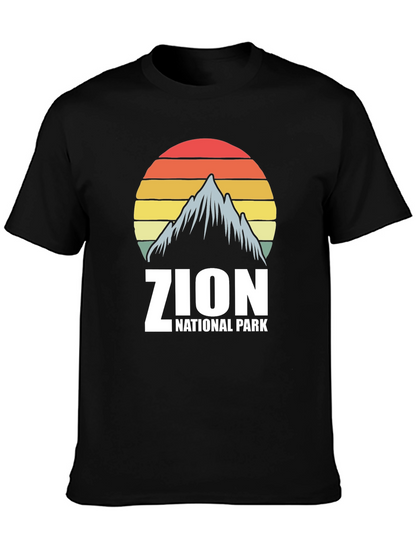 Zion National Park Retro Graphic T-Shirt