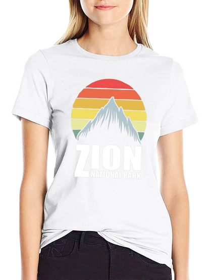 Zion National Park Retro Graphic T-Shirt