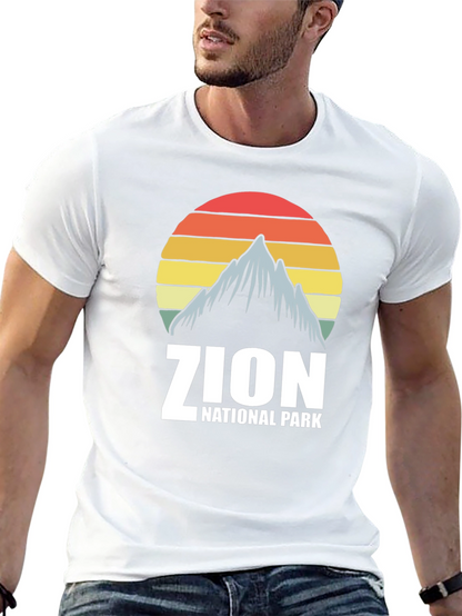Zion National Park Retro Graphic T-Shirt