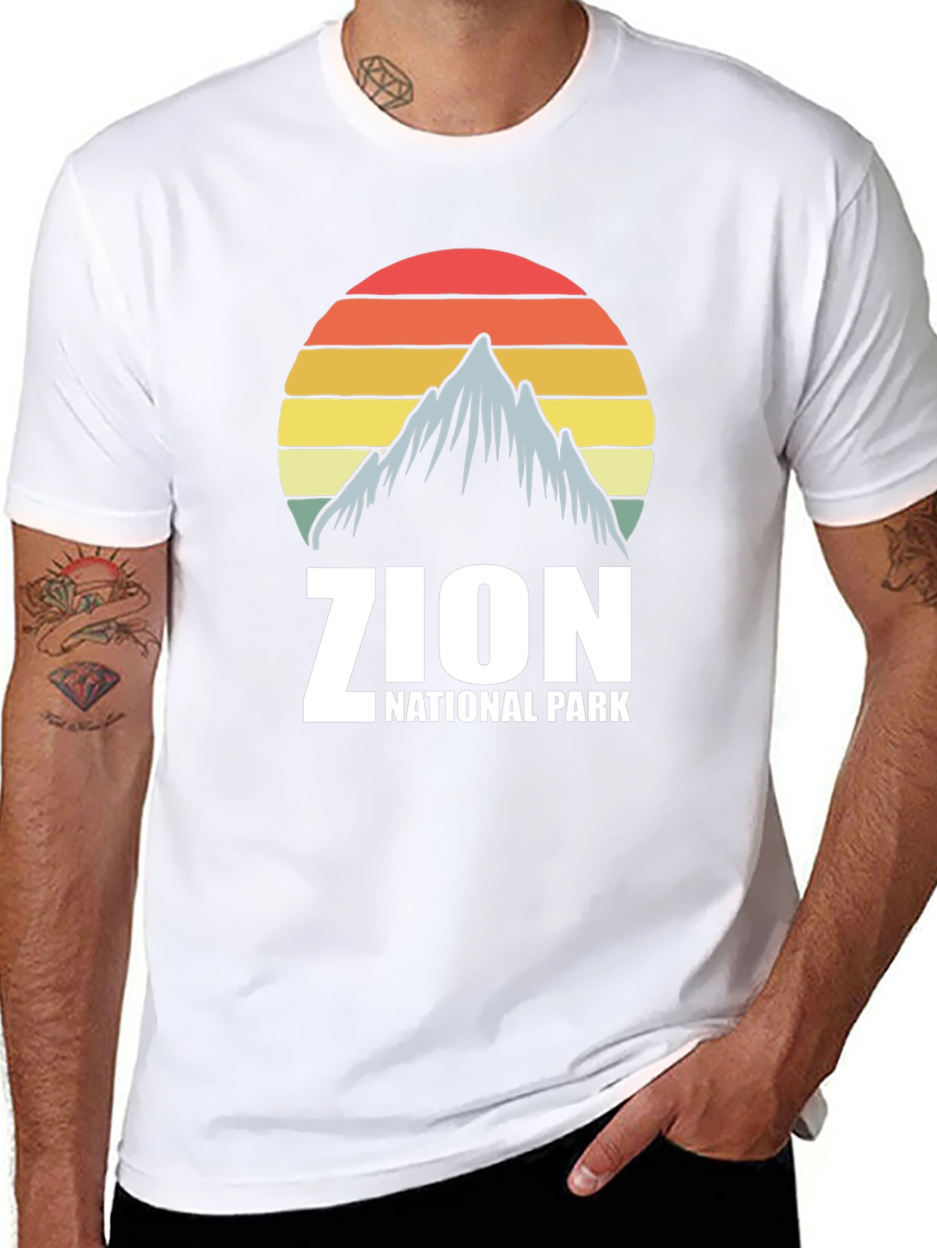 Zion National Park Retro Graphic T-Shirt