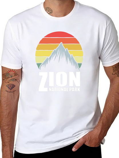 Zion National Park Retro Graphic T-Shirt