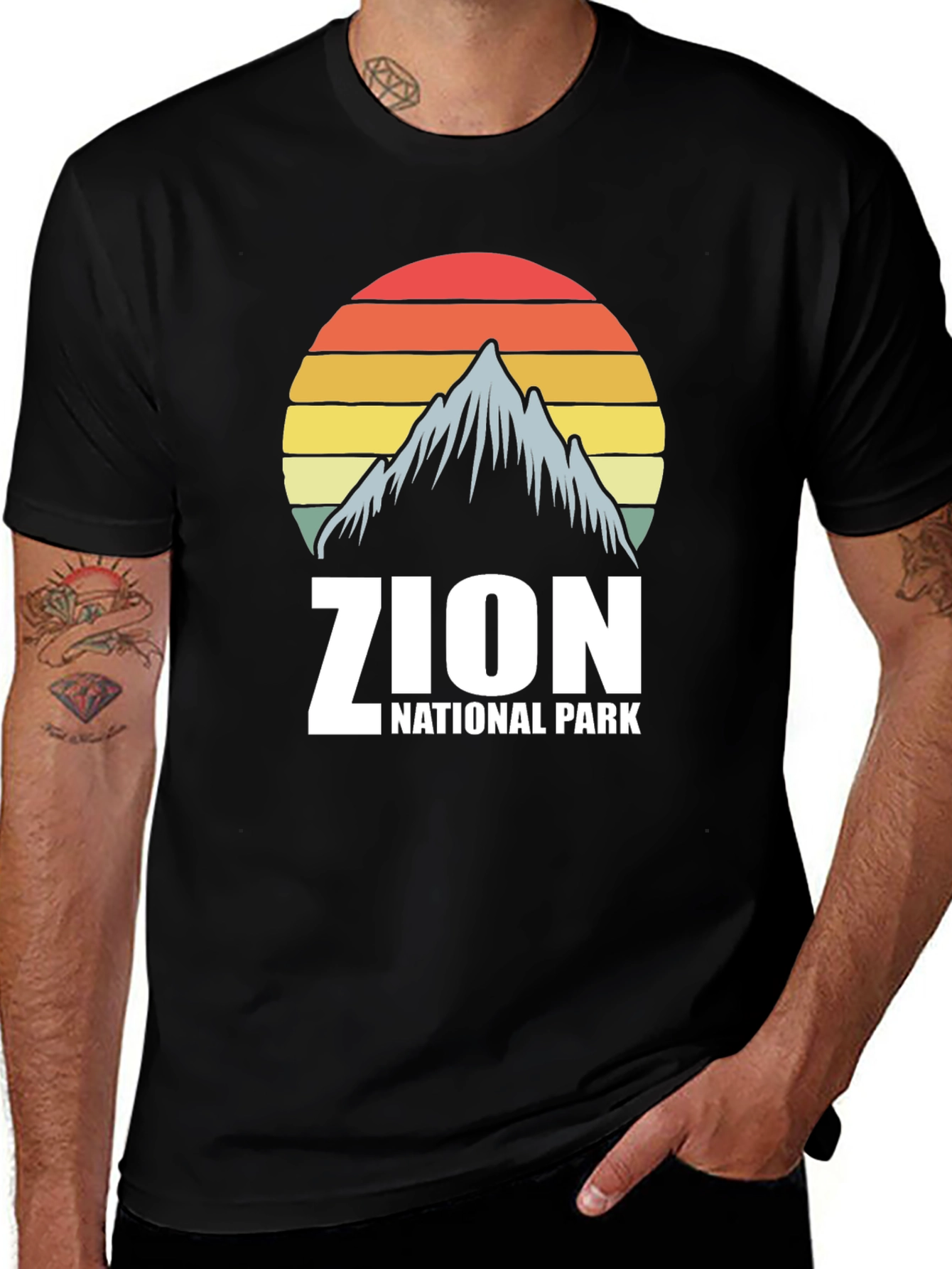 Zion National Park Retro Graphic T-Shirt