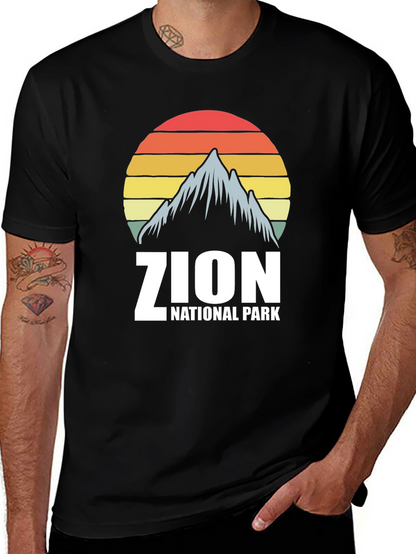 Zion National Park Retro Graphic T-Shirt