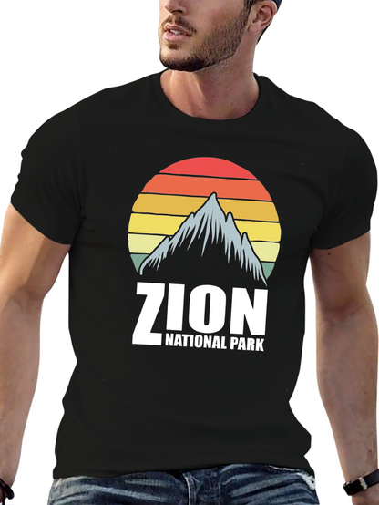 Zion National Park Retro Graphic T-Shirt
