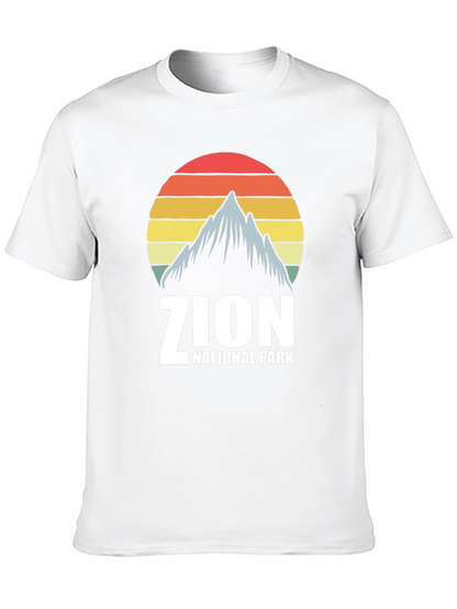 Zion National Park Retro Graphic T-Shirt