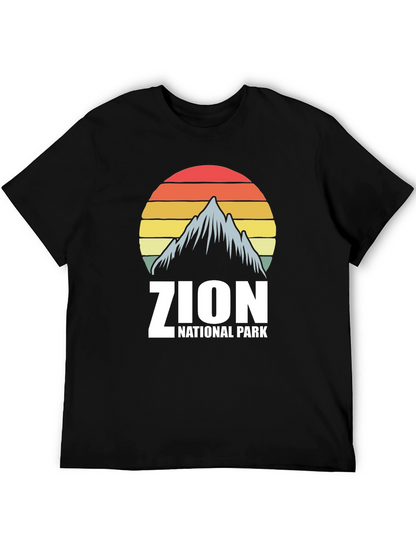 Zion National Park Retro Graphic T-Shirt