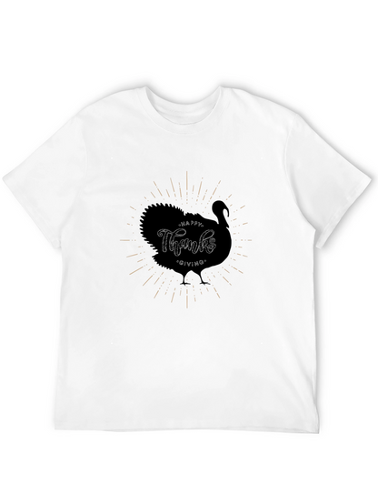 Thanksgiving Turkey Graphic T-Shirt