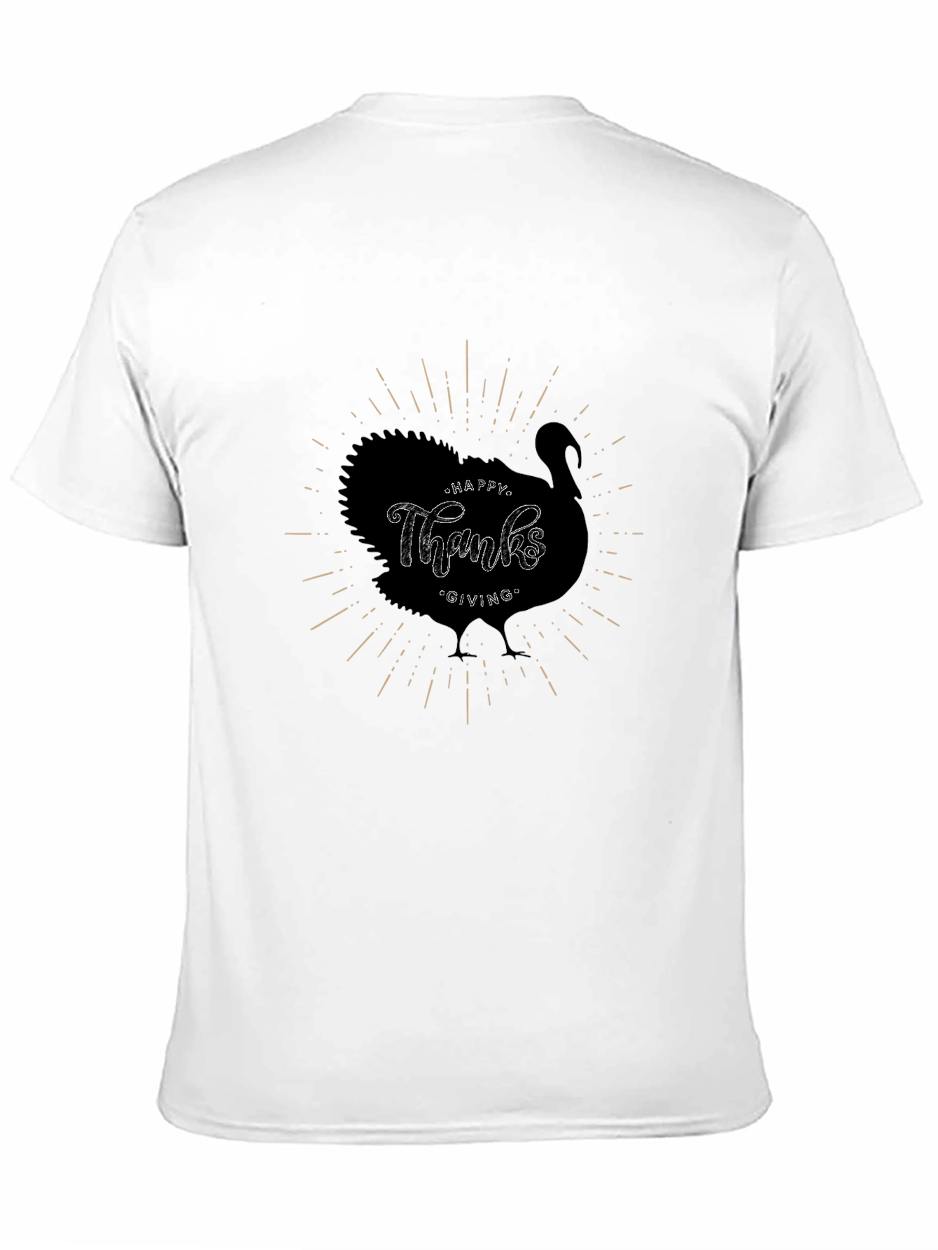 Thanksgiving Turkey Graphic T-Shirt