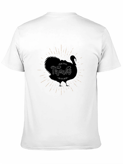 Thanksgiving Turkey Graphic T-Shirt