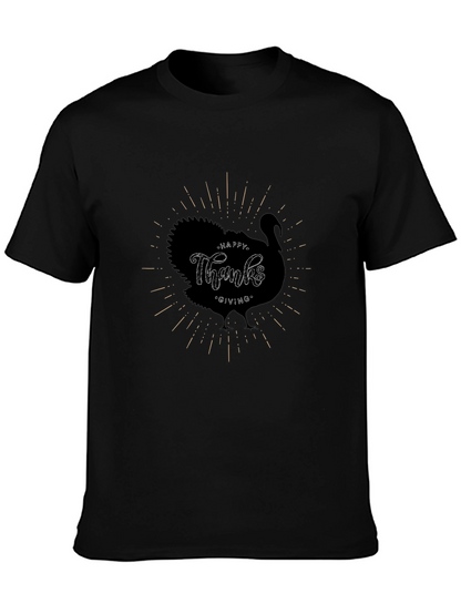 Thanksgiving Turkey Graphic T-Shirt