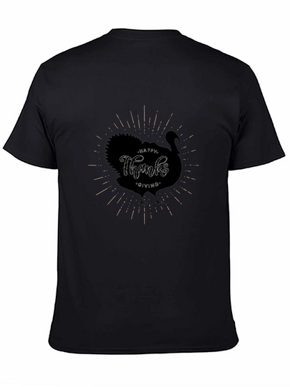 Thanksgiving Turkey Graphic T-Shirt