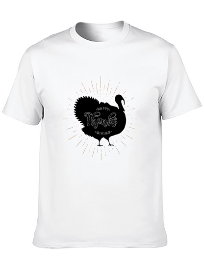 Thanksgiving Turkey Graphic T-Shirt