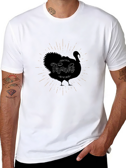 Thanksgiving Turkey Graphic T-Shirt
