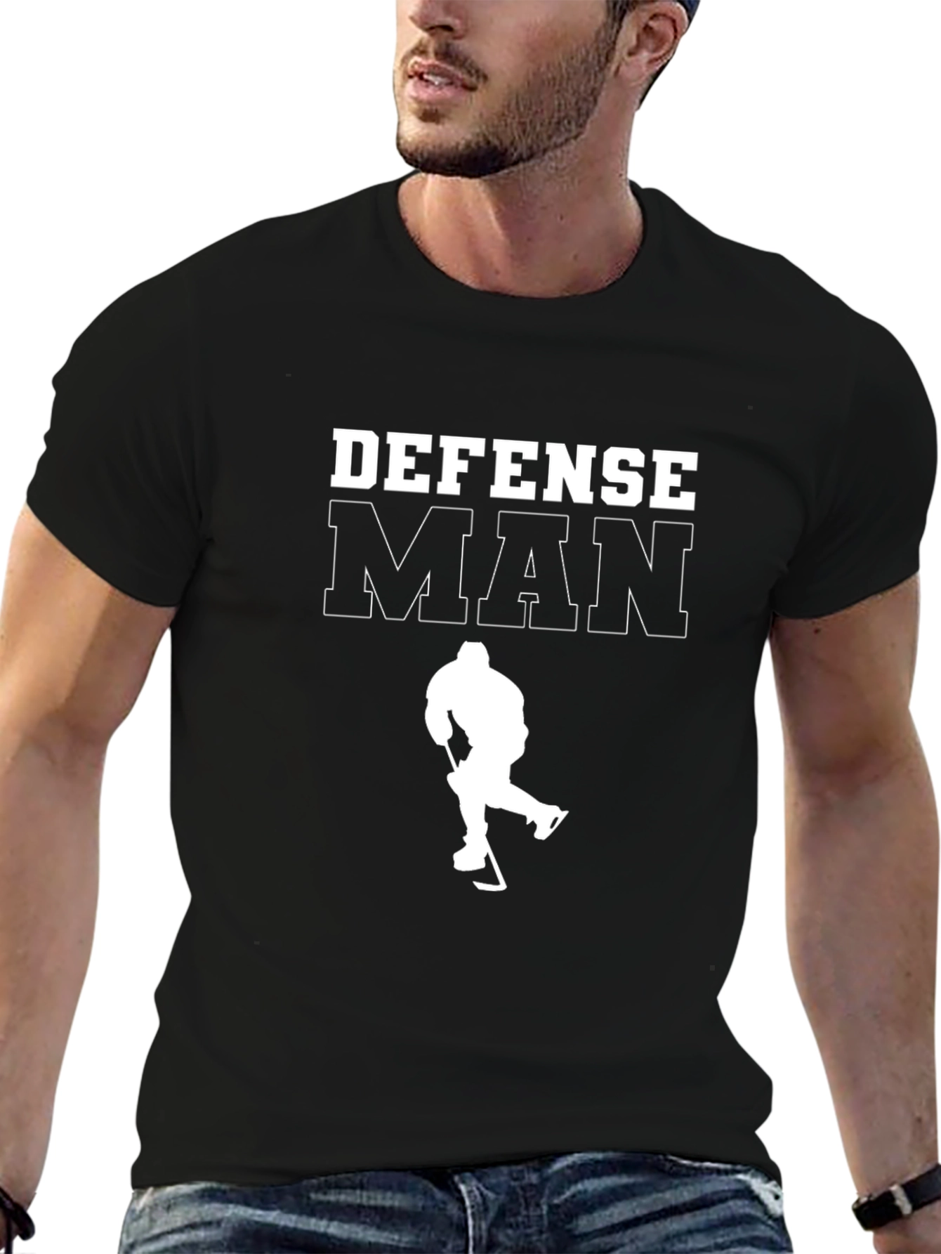 Defense Man Hockey T-Shirt