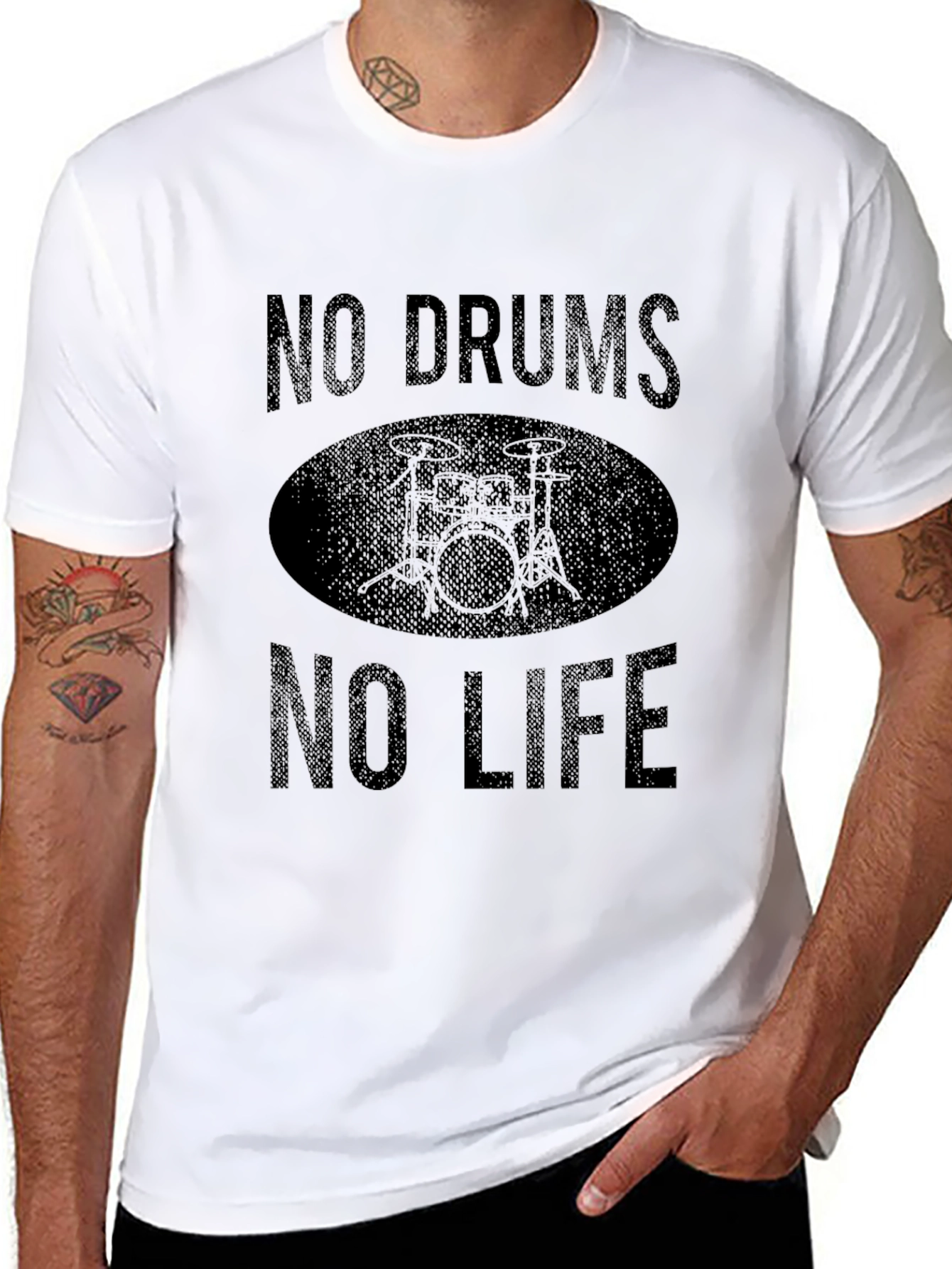 No Drums No Life Graphic Tee